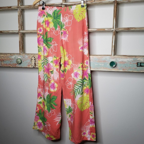 Casual Brazilian made Hawaiian wrap pants size 40 / US size 6 - Picture 2 of 10